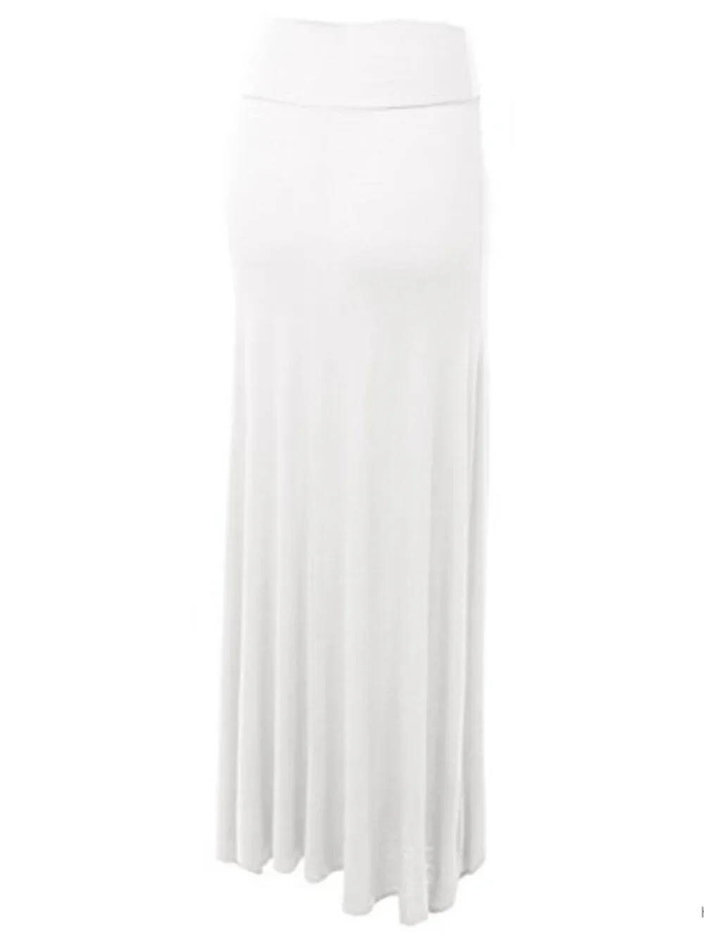Lightweight Maxi Lounge Skirt High Stretch Fold Over